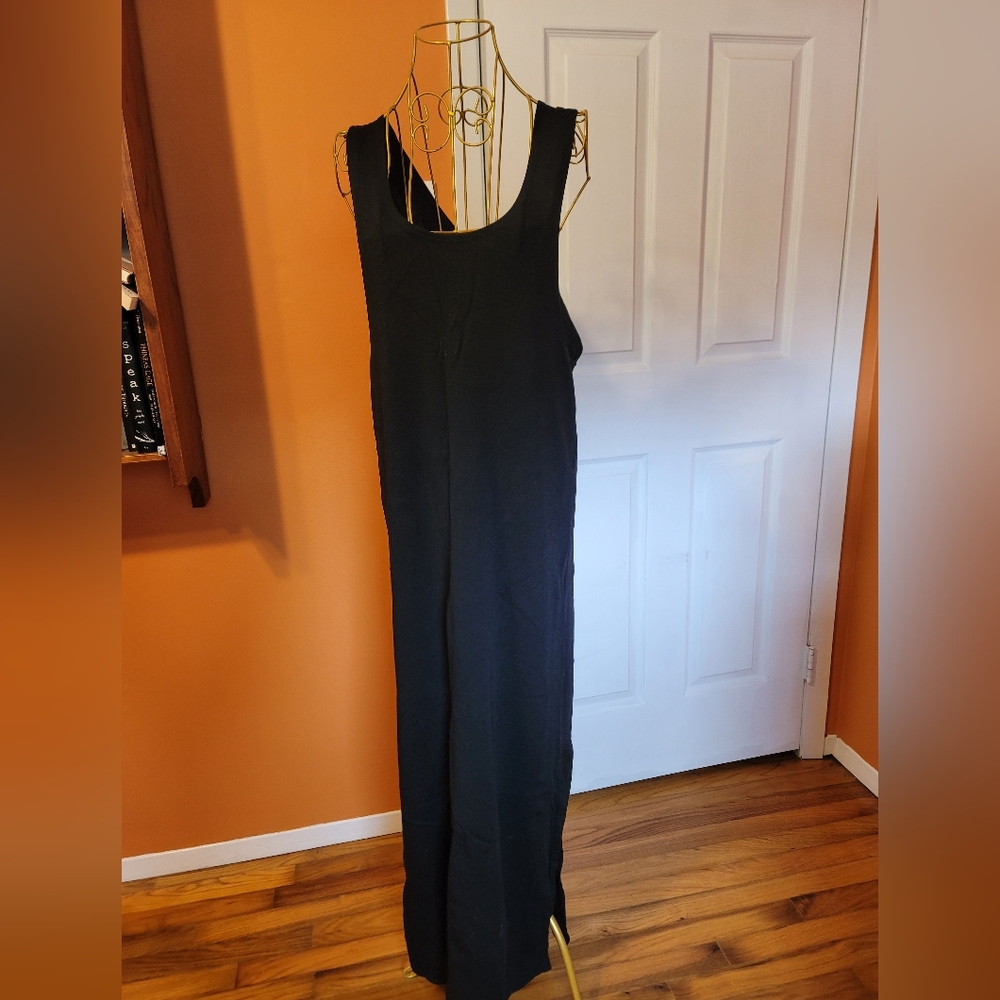 Chico's Black Backless Halter Cocktail Dress